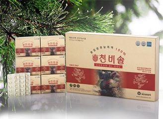 Tinh Dầu Thông Đỏ Cheon Bi Sol Hàn Quốc - 180 Viên, Giúp Cải Thiện Sức Khỏe, Hỗ Trợ Gan, Tim Mạch và Làm Đẹp Da