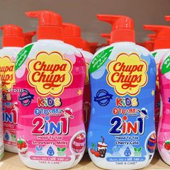 Sữa Tắm Gội  2N1 Hương Kẹo Dâu Cho Bé Chupa Chups 500ml