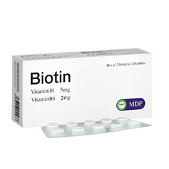 Biotin - Viên uống hỗ trợ tóc, móng chắc khỏe (H/20v)
