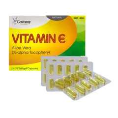 Vitamin E - Viên uống đẹp da,hỗ trợ chống oxy hóa (H/30v)