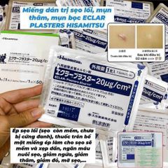 Miếng dán sẹo lồi nội địa Nhật Bản - Hisamitsu