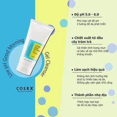 Gel rửa mặt nội địa Hàn Quốc Good Morning - Cosrx