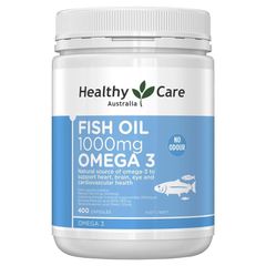 Dầu Cá Fish Oil Healthy Care Omega 3 1000mg, 400 viên Của Úc