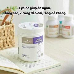 Bioisland Lysine Starter bột tăng chiều cao Úc cho bé lọ 150g