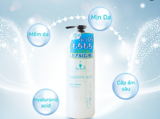 Nước Dưỡng Da Cấp Ẩm S Select Hyaluronic Acid 500ml - Dưỡng Ẩm Chuyên Sâu, Làm Sáng Da, Chống Lão Hóa, Phục Hồi Da Khô, Thiết Kế Nhật Bản