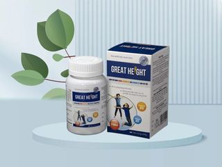 Great Height Viên UốngGiúp Cải Thiện Tình Trạng Thấp Bé ở trẻ