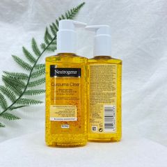 Sữa Rửa Mặt Nghệ Neutrogena Curcuma Clear 3-in-1 - Giúp Sạch Da, Mờ Thâm, Tẩy Trang Hiệu Quả, Dành Cho Da Nhạy Cảm