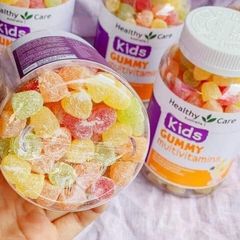 Kẹo Dẻo Multivitamin Healthy Care cho Trẻ Em - Tăng Cường Đề Kháng, Ngon Miệng, Hương Vị Trái Cây, 250 Viên Úc