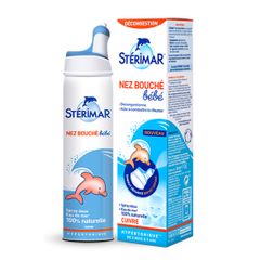 Xịt Mũi Muối Biển Sterimar nước biển sâu c.á heo Pháp 100ml