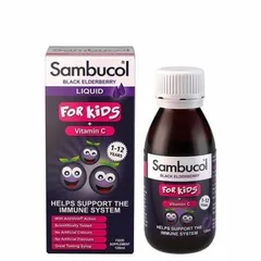 Siro tăng đề kháng Sambucol Black Elderberry Liquid  Anh 120ml