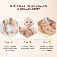 Sữa tắm gội yến mạch Aveeno Baby Wash & Shampoo 532ml - Mỹ