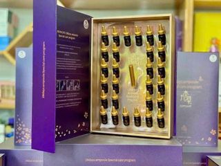 Tinh Chất Tế Bào Gốc Dưỡng Da Cao Cấp Guboncho 28 Days - Giúp Trẻ Hóa Da, Ngăn Ngừa Nếp Nhăn, Mờ Thâm Nám - Hộp 28 Ống x 2ml