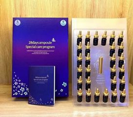 Tinh Chất Tế Bào Gốc Dưỡng Da Cao Cấp Guboncho 28 Days - Giúp Trẻ Hóa Da, Ngăn Ngừa Nếp Nhăn, Mờ Thâm Nám - Hộp 28 Ống x 2ml