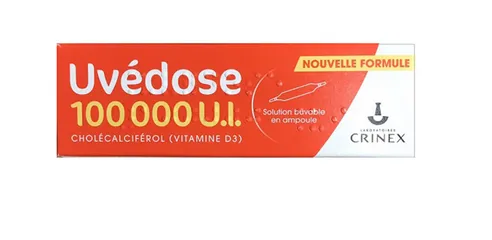 Ống Vitamin D3 Uvedose Liều Cao 100 000 U.I. Hàng Pháp