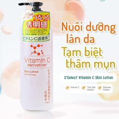 Nước Dưỡng Da Giúp Dưỡng Ẩm S Select Vitamin C Skin Lotion 500ml