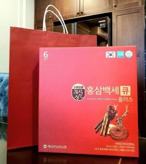 Nước Hồng Sâm Nhung Hươu Linh Chi Q-Plus Hàn Quốc - Tăng Cường Sức Khỏe, Hỗ Trợ Ngủ Ngon - Hộp 30 Gói 50ml