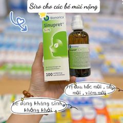 Siro mũi họng Sinupret Saft Bionorica nội địa Đức