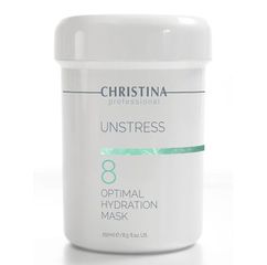 Mặt Nạ Dưỡng Ẩm Christina Unstress 8 Optimal Hydration Mask - Phục Hồi Da, Cung Cấp Độ Ẩm, Chống Lão Hóa 250ml