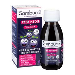 Siro cung cấp Vitamin C cho bé Sambucol Kids 120ml, Mỹ