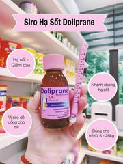 Siro hạ sốt cho bé nội địa Pháp - Doliprane