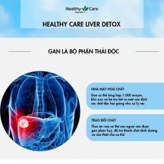 Hỗ trợ thải độc gan Liver Detox lọ 100 viên - Healthy Care