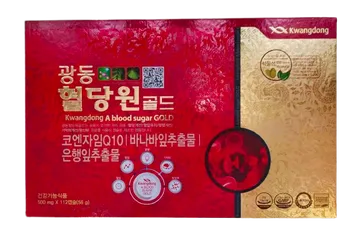 Viên uống hỗ trợ tiểu đường huyết áp Kwangdong Hàn Quốc 112 viên