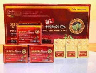 Viên Tinh Dầu Thông Đỏ Kwangdong Hàn Quốc 120 Viên - Hỗ Trợ Sức Khỏe, Làm Đẹp Da, Giải Tỏa Căng Thẳng