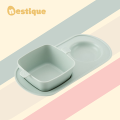 Khay Ăn Sáng Trẻ Em Hai Ngăn Nestique N-14 
