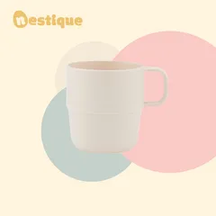 Ly Uống Nước Trẻ Em Nestique N-761 - Thiết Kế Chắc Chắn, Chống Đổ, An Toàn Cho Bé 3-7 Tuổi - Chất Liệu ECOZEN Thân Thiện Môi Trường