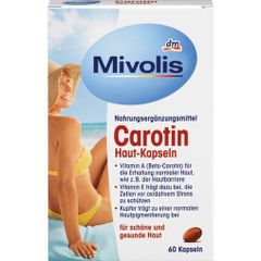 Viên Uống Chống Nắng hàng ngày Mivolis Carotin, 60 Viên