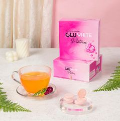 GluWhite Platinum Viên Sủi Giúp Mờ Nám, Trắng Cao Cấp