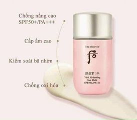 Set Kem Chống Nắng dạng sữa Whoo Vital Hydrating Sun Fluid 50ml