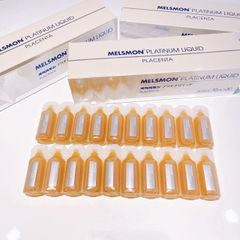 Nhau thai ngựa Melsmon Platinum Liquid Placenta 30 ống của Nhật Bản