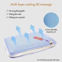 Gối 6D làm mát đa tầng Multi Layer Cooling 6D Lasante