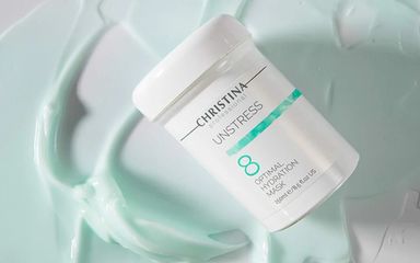 Mặt nạ Dưỡng Ẩm Phục Hồi Christina Unstress 8 - 250ml Optimal Hydration Mask Chống Oxy Hóa cho Da Nhạy Cảm, Tươi Tắn