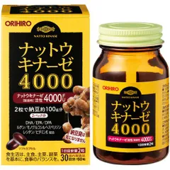 Viên uống hỗ trợ tai biến Orihiro Nattokinase 4000FU 60 viên