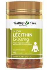 Healthy Care Super Lecithin 1200Mg_Mầm đậu nành Úc Hộp 100 Viên