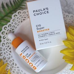 Tinh Chất Paula's Choice C15 Super Booster Giúp trắng và trẻ hoá da