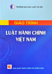 Sách Giáo Trình Luật Hành Chính Việt Nam Bản Mới