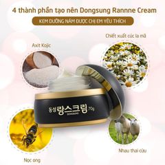 Kem Dongsung Rannce 70ml - Kem Trị Nám và Dưỡng Trắng Da An Toàn, Thích Hợp Mọi Loại Da, Giúp Làm Đều Màu Da Và Ngăn Nám