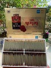 Trà Nấm Linh Chi Buleebang Hàn Quốc - Lingshi Mushroom Tea 100 Gói - Hỗ Trợ Sức Khỏe, Giảm Mỡ, Thanh Lọc Cơ Thể