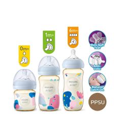 Bình sữa nhựa PPSU Philips Avent mô phỏng tự nhiên đơn 125-260-330ml