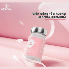 Viên Uống Tạo Mùi Thơm Cơ Thể Hebora Premium Nhật Bản 60 Viên - Giúp Hỗ Trợ Cơ Thể Quyến Rũ Tự Nhiên, Duy Trì Làn Da Đẹp