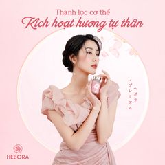 Viên Uống Tạo Mùi Thơm Cơ Thể Hebora Premium Nhật Bản 60 Viên - Giúp Hỗ Trợ Cơ Thể Quyến Rũ Tự Nhiên, Duy Trì Làn Da Đẹp