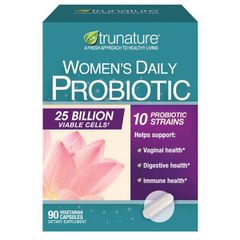 Men Vi Sinh Cho Phụ Nữ Trunature Probiotic 90 Viên - Hỗ Trợ Sức Khỏe Vùng Kín, Tiêu Hóa & Miễn Dịch