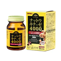 Viên uống phòng ngừa đột quỵ Orihiro Nattokinase 4000FU Nhật bản