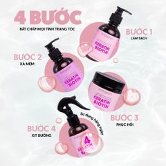 Dầu Gội Biotin & Keratin Siêu Giảm RụngTóc Tối Ưu Milaganics 240ml