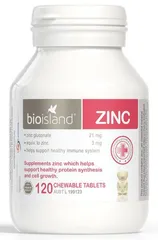 Viên uống bổ sung Kẽm Bio Island ZinC 120v Úc