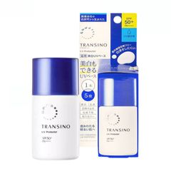 Kem Chống Nắng Transino UV Protector SPF50+/PA++++ 30mL - Dưỡng trắng, chống nắng, kem lót trang điểm đa chức năng Nhật Bản
