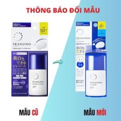Kem Chống Nắng Transino UV Protector SPF50+/PA++++ 30mL - Dưỡng trắng, chống nắng, kem lót trang điểm đa chức năng Nhật Bản